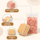 8oz Glass Spice Jars with Bamboo Lid – Stylish & Airtight Storage for Your Kitchen