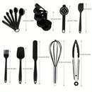 17pcs, Stainless Steel Mixing Bowl Set