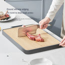 Bamboo & Stainless Steel Double-Sided Cutting Board