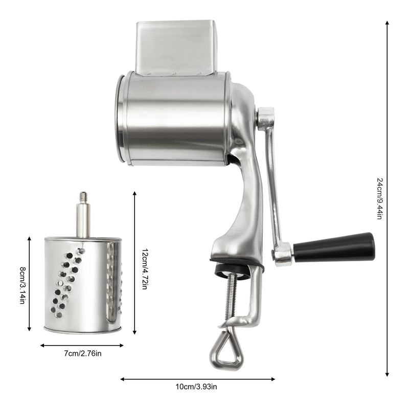 Cheese Grater with Crank