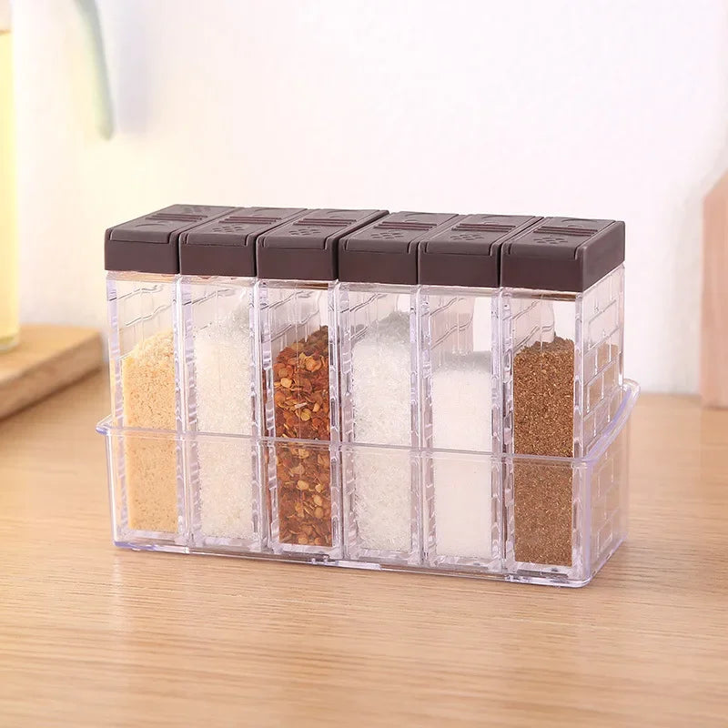 6-Piece Spice Storage Containers Set