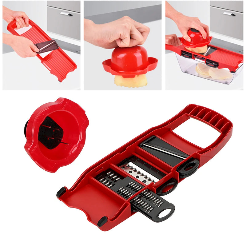Multi-function 6 Blades Slicer