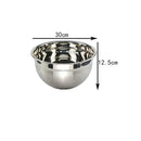 Household Stainless Steel Salad Mixing Bowls