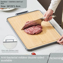 Bamboo & Stainless Steel Double-Sided Cutting Board