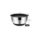 1Pcs Mixing Bowls with Lids and Non Slip Bases Stainless Steel