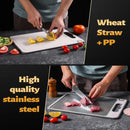 Double-Sided Stainless-Steel Cutting Board