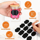 Glass Spice Jars with Bamboo Lids