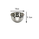 Household Stainless Steel Salad Mixing Bowls