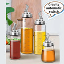 Transparent Glass Oil Bottle