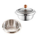 Stainless Steel Mixing Bowl Sturdy 1L