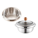 Stainless Steel Mixing Bowl Sturdy 1L