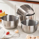 3 Sizes Stainless Steel Mixing Bowl