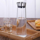 1.5L 52oz Glass Pitcher with Lid For Fridge