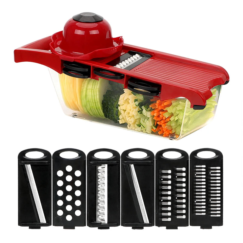 Multi-function 6 Blades Slicer