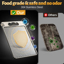 Double-Sided Stainless-Steel Cutting Board