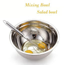Household Stainless Steel Salad Mixing Bowls