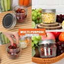 Glass Mason Jars with Lids-4oz