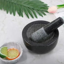 Polished Granite Mortar And Pestle