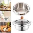 Stainless Steel Mixing Bowl Sturdy 1L