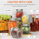 Glass Mason Jars with Lids-4oz