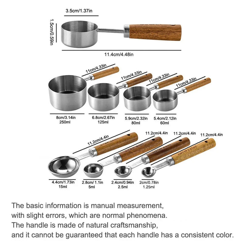 1/4/8Pcs Measuring Spoon Set