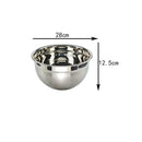 Household Stainless Steel Salad Mixing Bowls