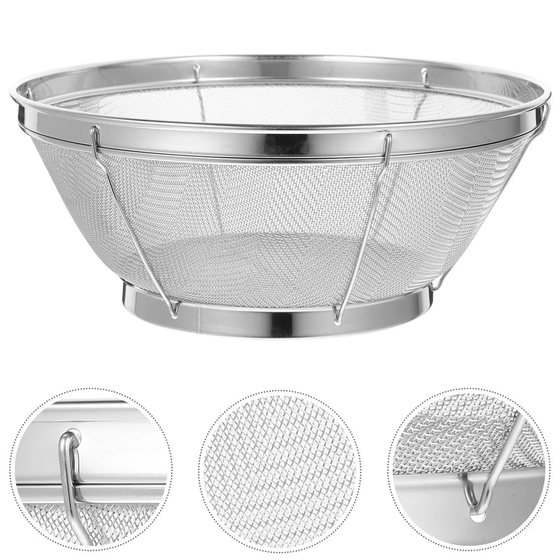 Stainless Steel Mesh Colander Strainer Basket