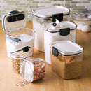 6-Piece Baker's Airtight Kitchen Storage Canister Container Set