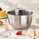3 Sizes Stainless Steel Mixing Bowl
