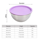 Mixing Bowl 5PCS Prep Bowls Stainless Steel