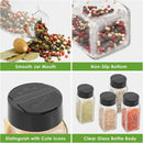 4oz Glass Spice Jars with Labels – Organized & Fresh Spice Storage