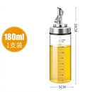 Transparent Glass Oil Bottle
