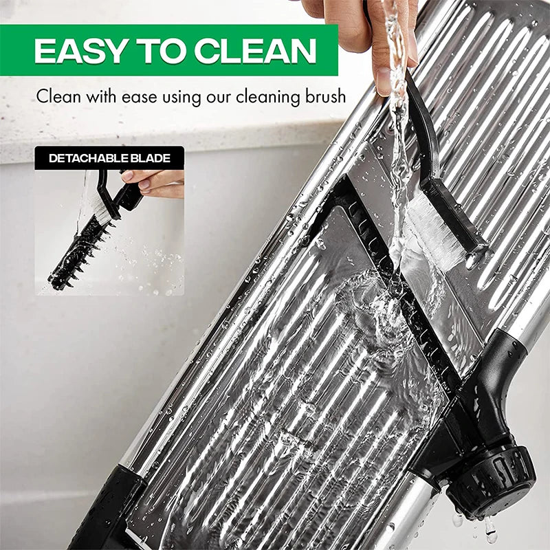 Adjustable Stainless Steel Mandoline Slicer