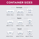 25-Piece Vacuum Seal Glass Food Storage Containers with Hand Pump