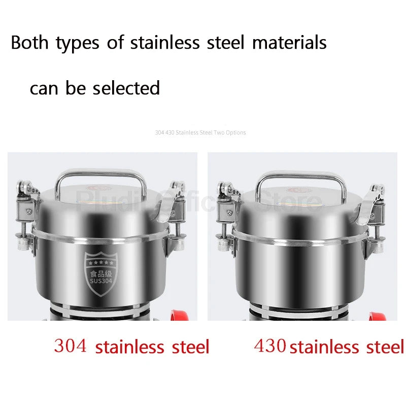 800g Food/Grain Grinder – High-Powered Electric Mill for Dry Ingredients