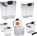 6-Piece Baker's Airtight Kitchen Storage Canister Container Set