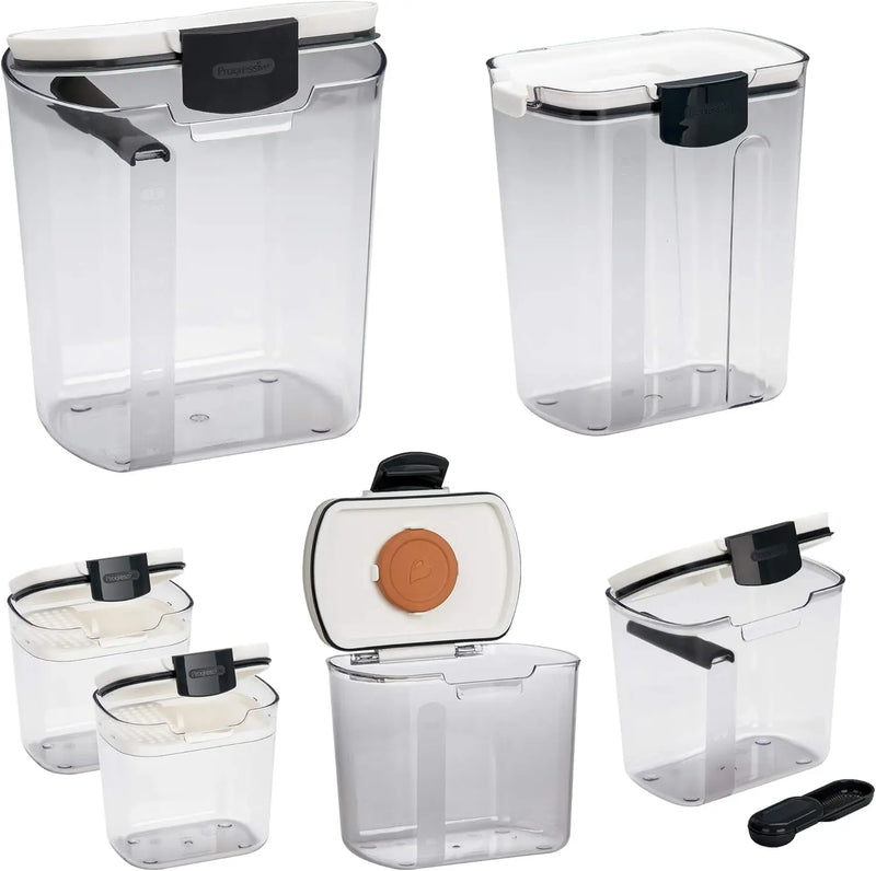 6-Piece Baker's Airtight Kitchen Storage Canister Container Set