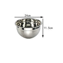 Household Stainless Steel Salad Mixing Bowls